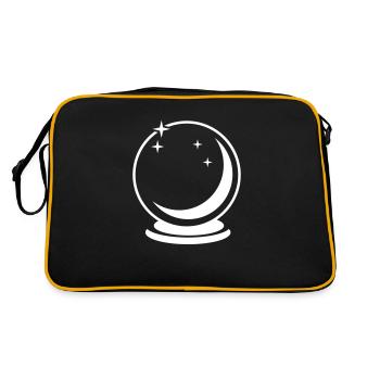 sphère verre - Sac Retro - noir/or - Dos