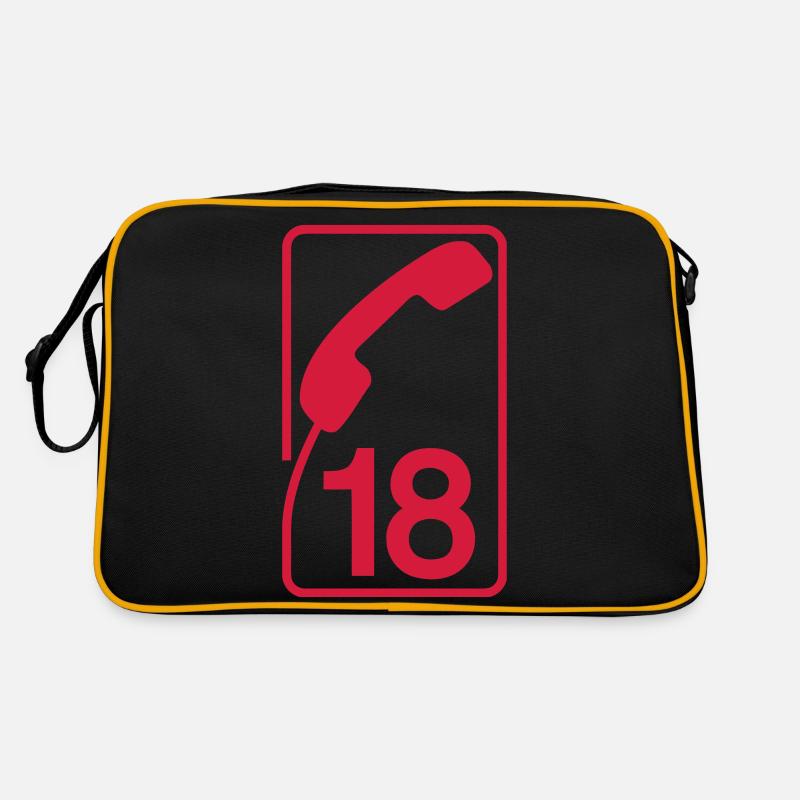 18 pompiers Sac Retro