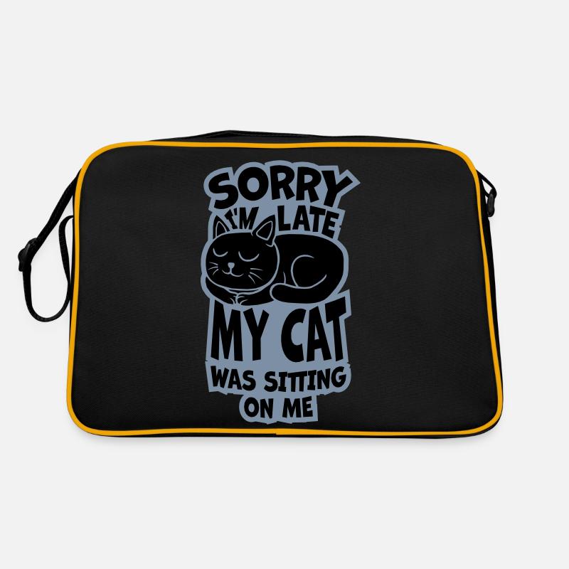 désolé chat était assis Sac Retro