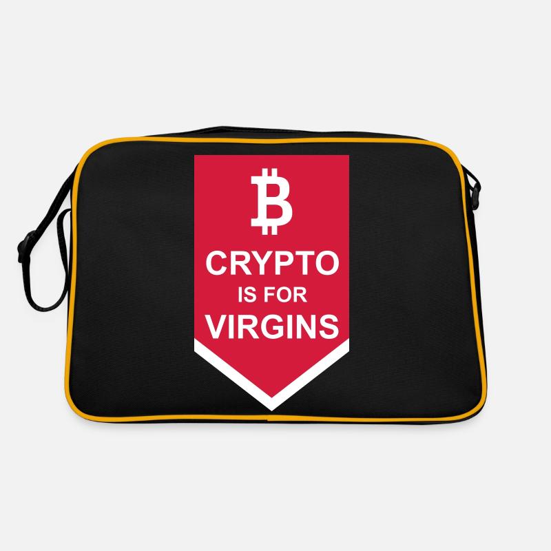 crypto is for virgins Retro Tasche