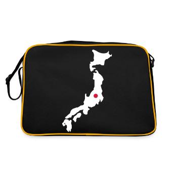 Japon - Sac Retro - noir/or - Dos