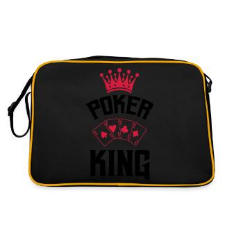 Roi du poker - Sac Retro - noir/or - Dos