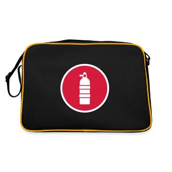 Oxygen Diving Circuit - Retro Bag - black/gold - Back