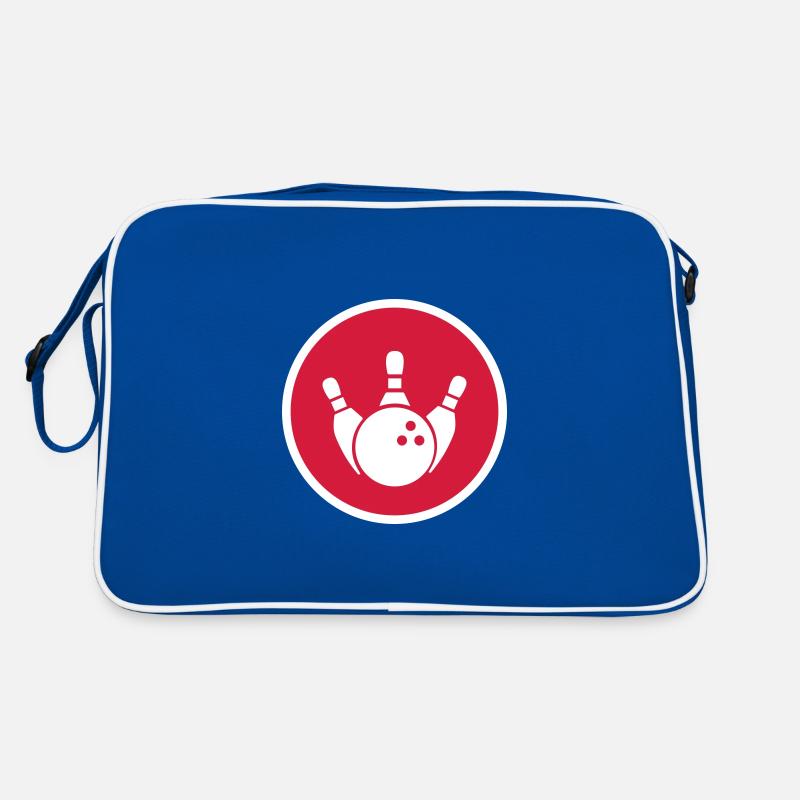 Bowling Cone Icon Retro Bag