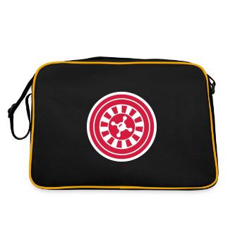 Roulette Icon Circle - Retro Bag - black/gold - Back