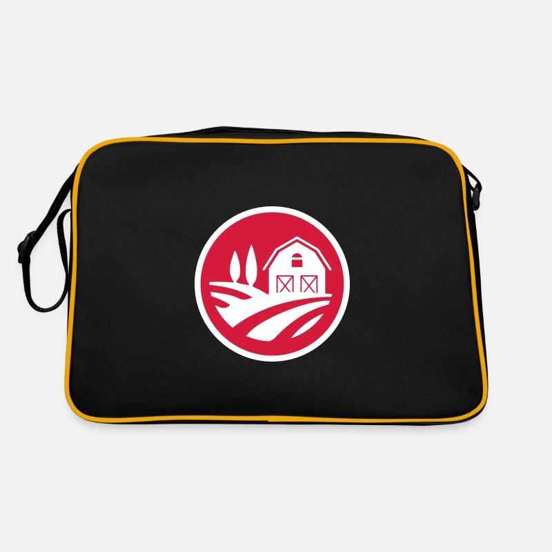 Farm Ernte Kreis Retro Tasche