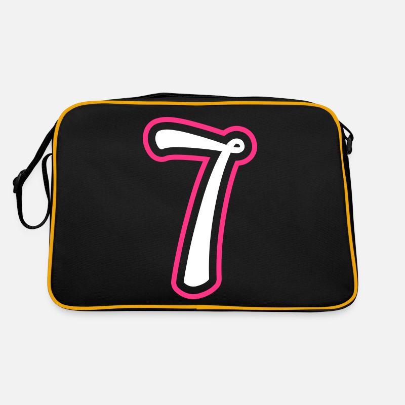 7 Number number Retro Bag