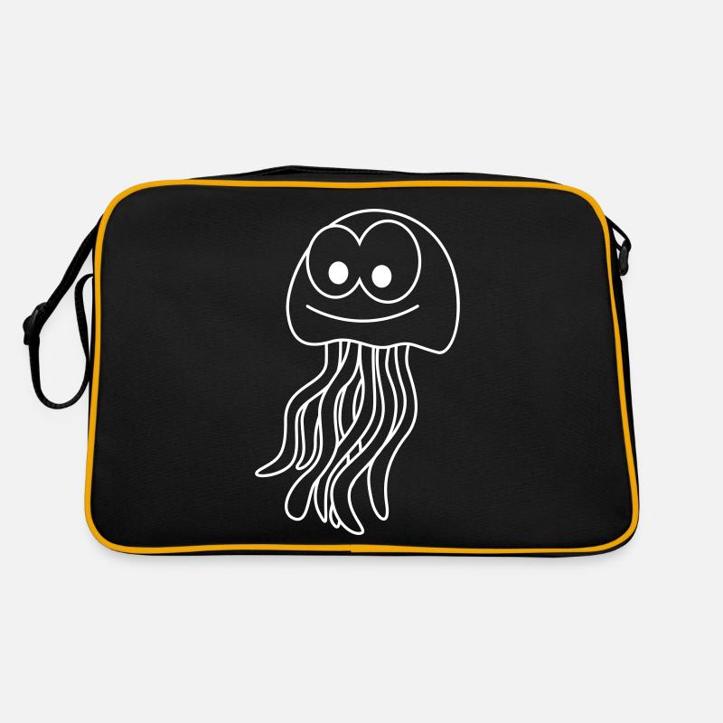 Qualle Comic Tier Retro Tasche