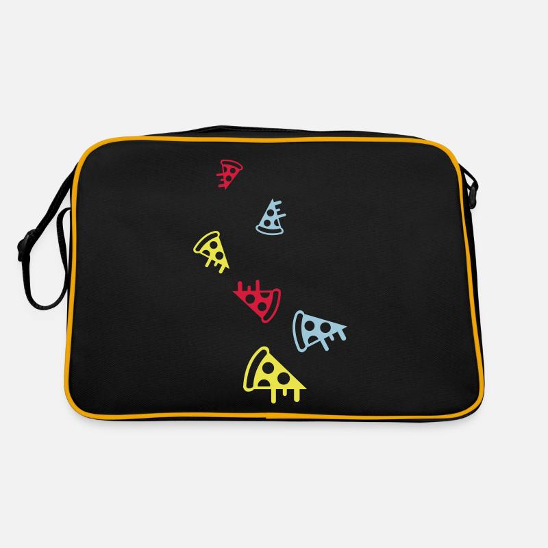 Pizza colorée Sac Retro
