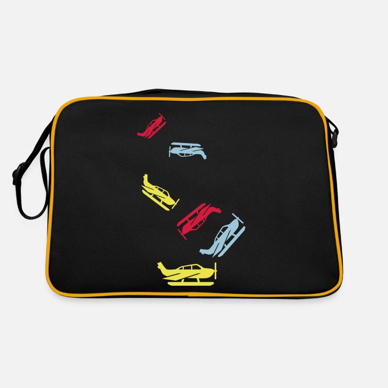 Flugzeug symbol Retro Tasche