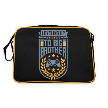 Monter de niveau grand frère - Sac Retro - noir/or - Dos