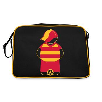 Supporter Lens floqué - Sac Retro - noir/or - Dos
