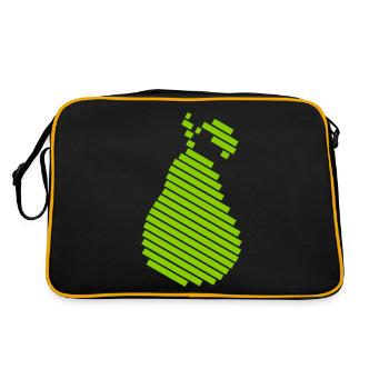 pear - Retro Bag - black/gold - Back
