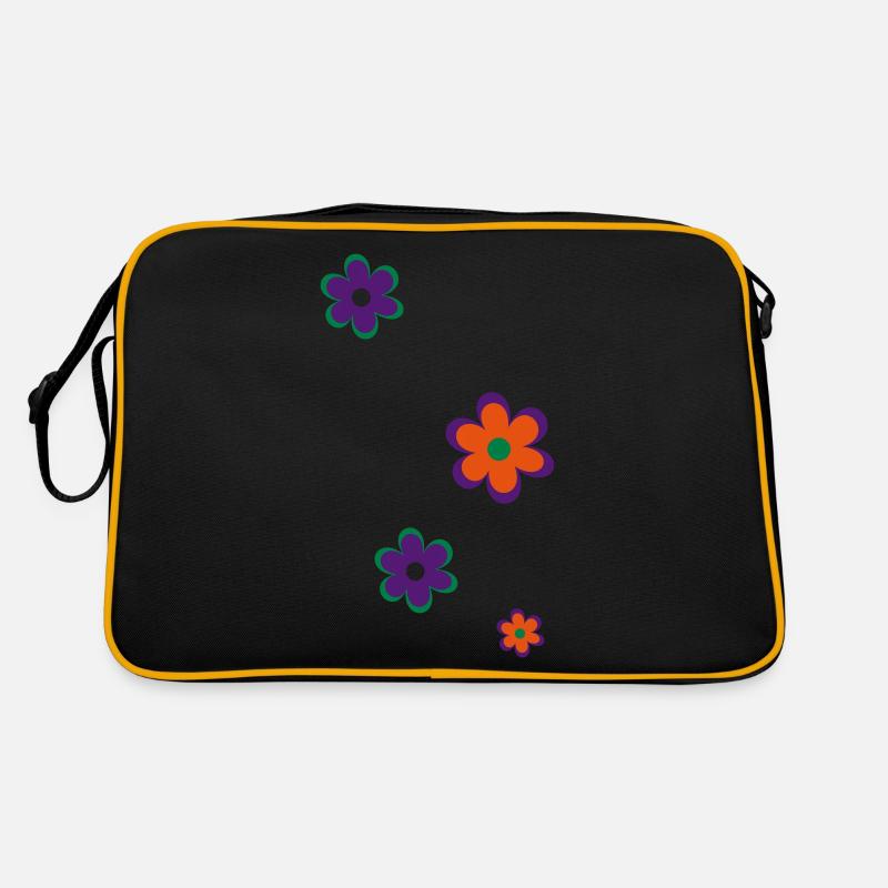 Blumen Retro Tasche