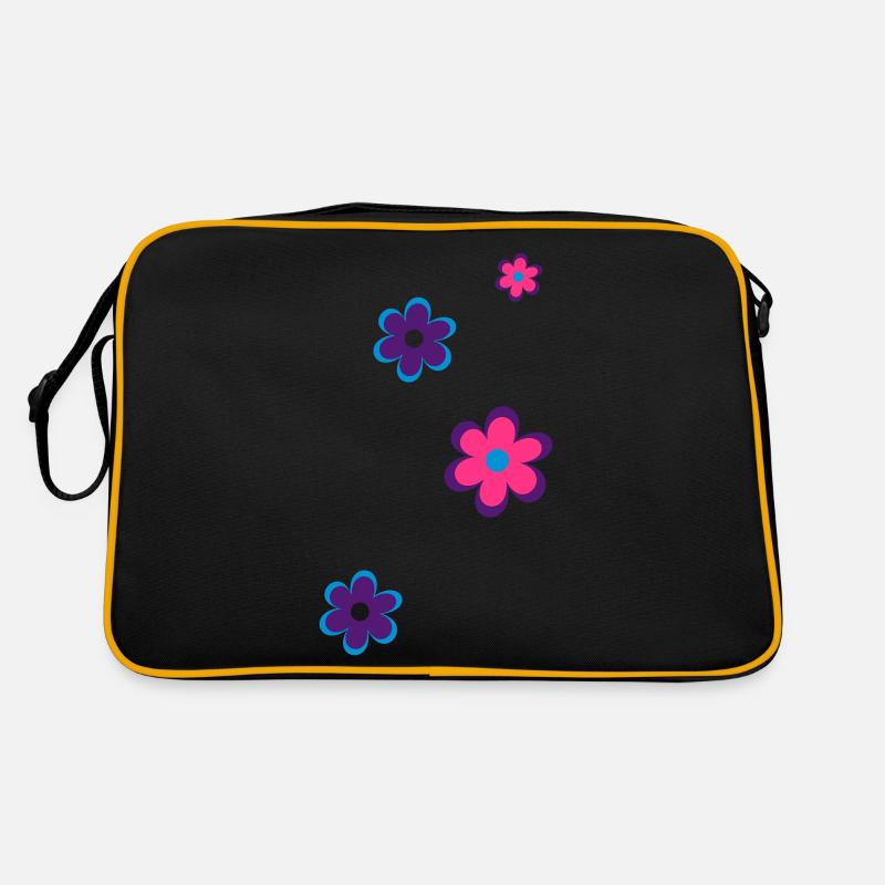 Blumen Retro Tasche