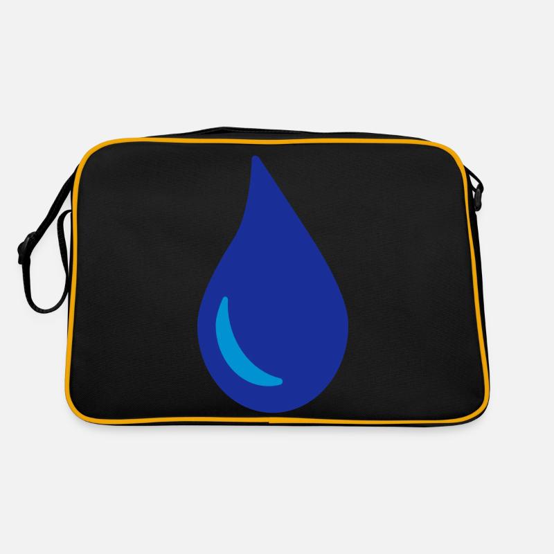 Wassertropfen Retro Tasche