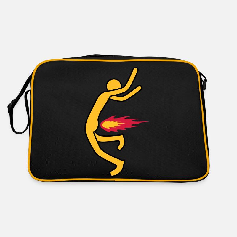 Fire Fart Retro Tasche
