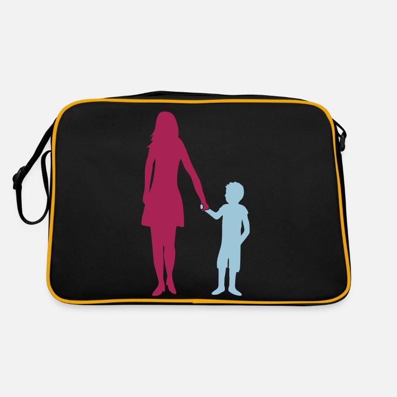 Mama Family Son Retro Bag