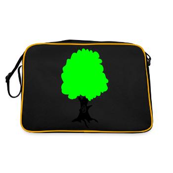 tree - Retro Bag - black/gold - Back