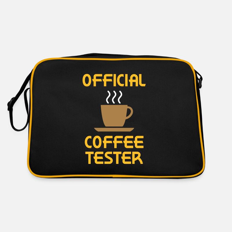 Official coffee tester (Kaffeetasse) Retro Tasche