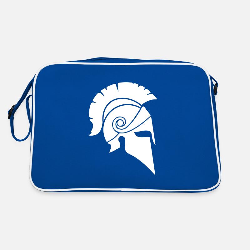 spartaner helm symbol Retro Tasche