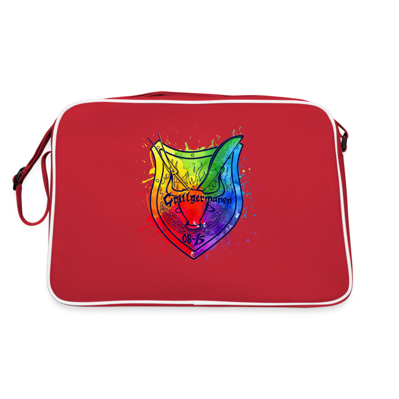 farbiges Logo - Retro Tasche