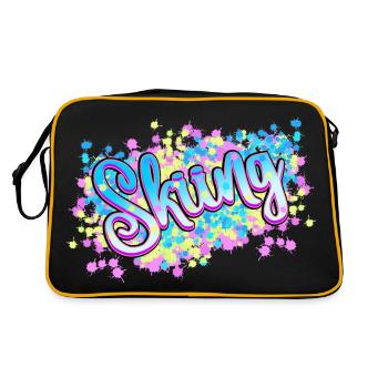 Skier - Sac Retro - noir/or - Dos