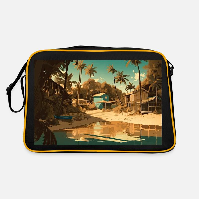 Vacances dans les mers du Sud Sac Retro