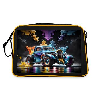Hot Rod #1 - Sac Retro - noir/or - Dos
