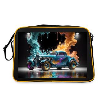 Hot Rod #3 - Sac Retro - noir/or - Dos