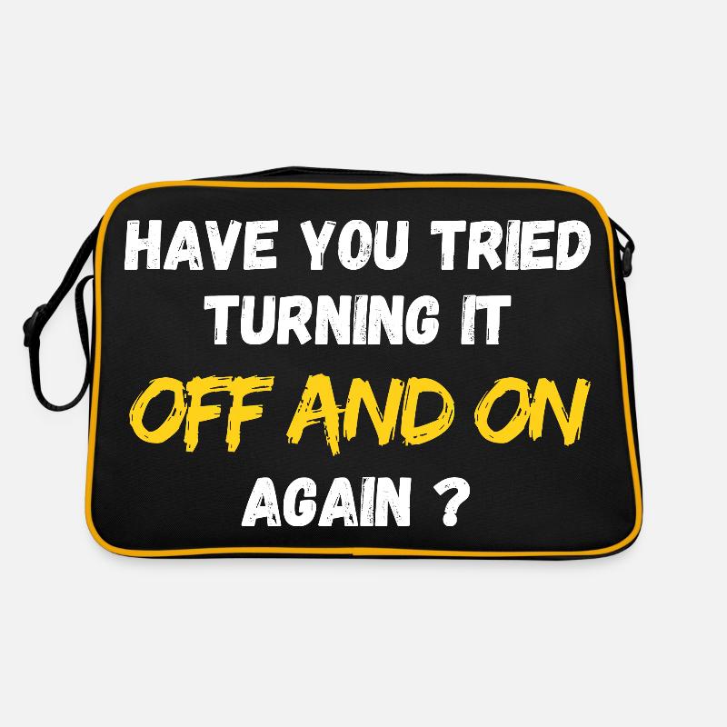 Have you tried turning it off an on again ? IT PC Retro Tasche