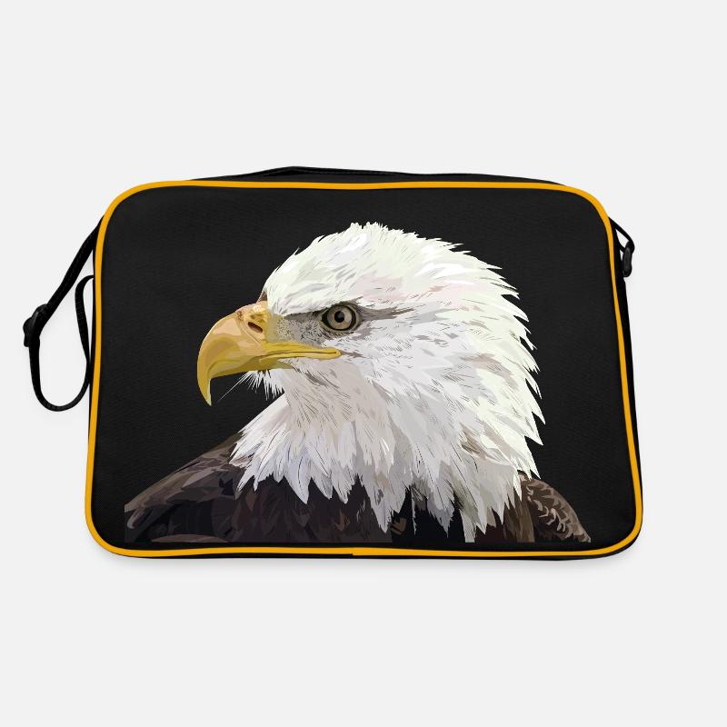 Bald eagle Retro Bag