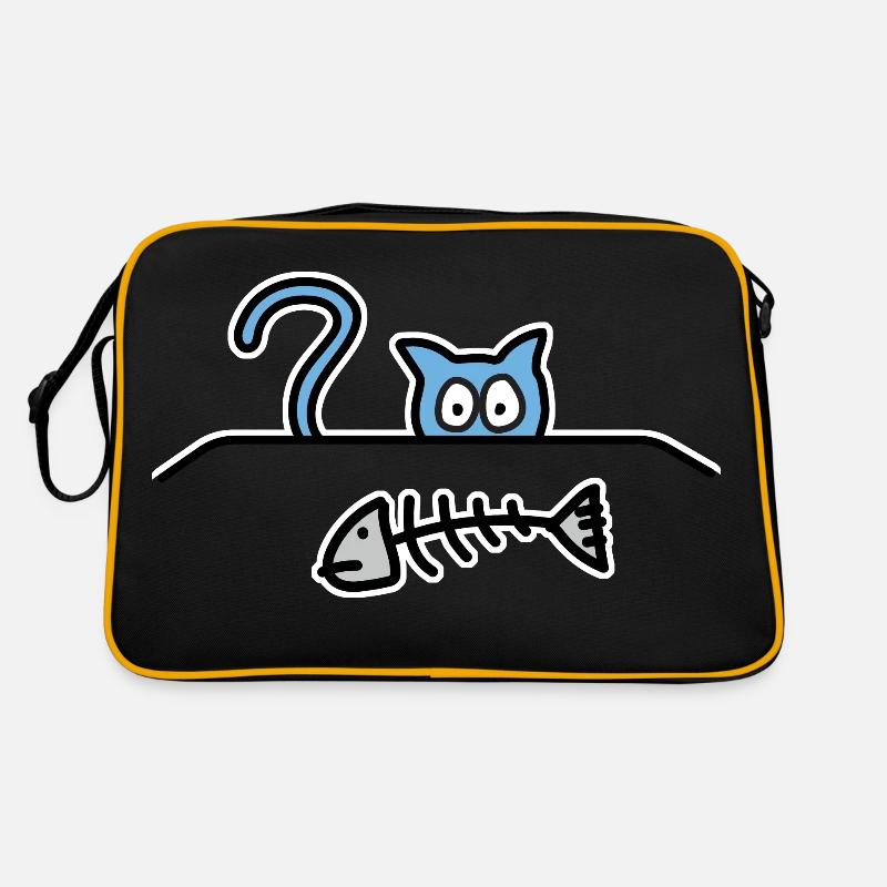 Chat affamé Sac Retro