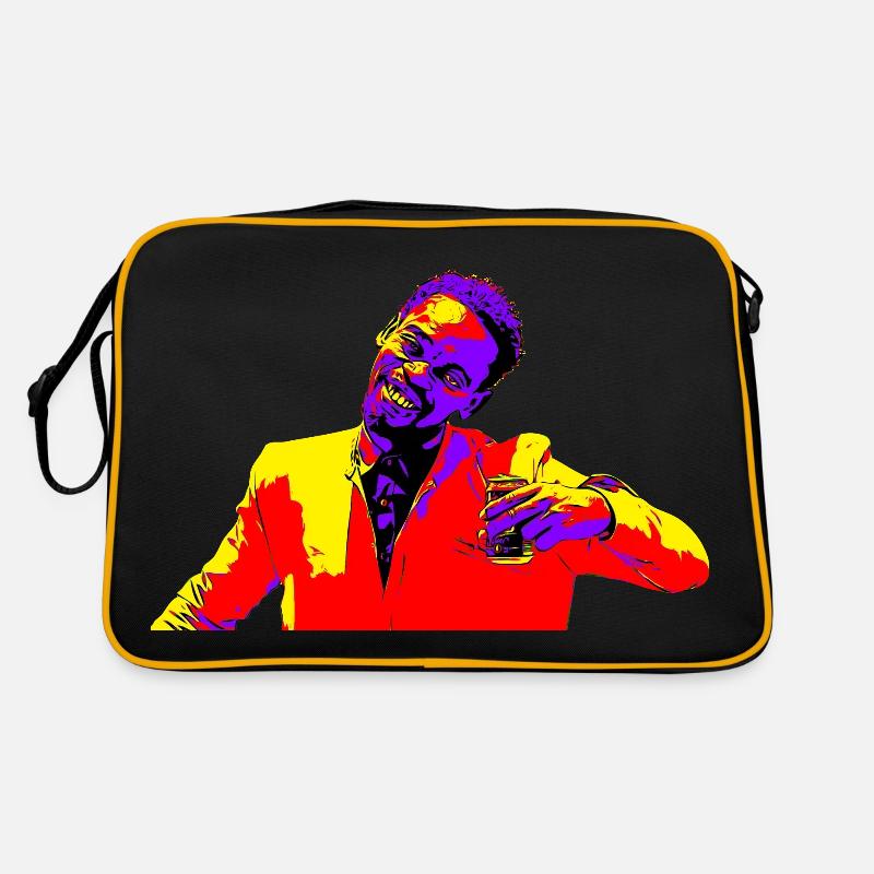 Schwarzer Retro Tasche