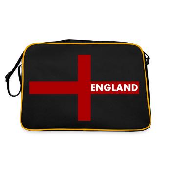 angleterre - Sac Retro - noir/or - Dos