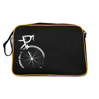 Road Bike Grunge - Sac Retro - noir/or - Dos