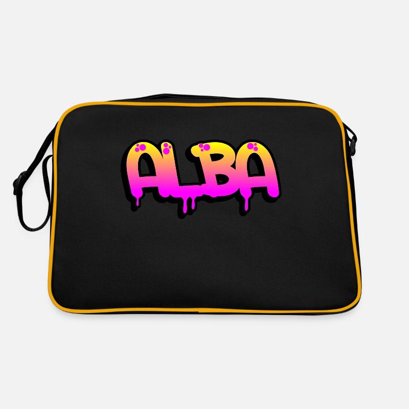 Graffiti name Alba Retro Tasche
