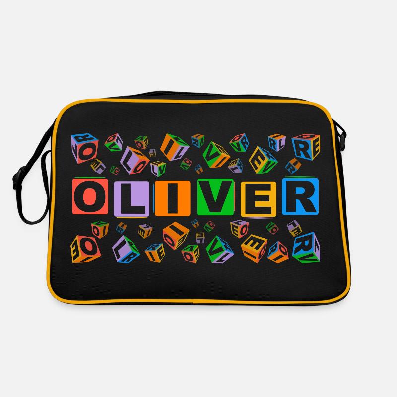 OLIVER colourful cubes Retro Tasche