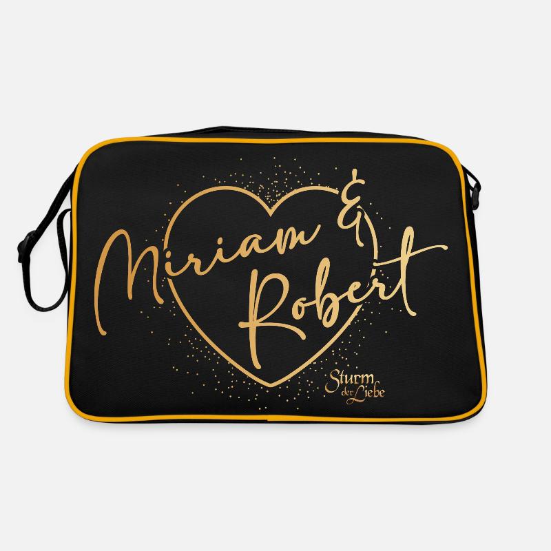 Sturm der Liebe Traumpaar Miriam & Robert Retro Tasche