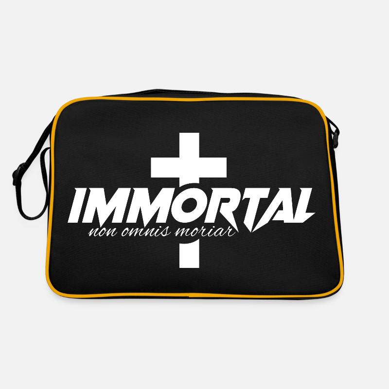 Christ immortel - Sac Retro - noir/or