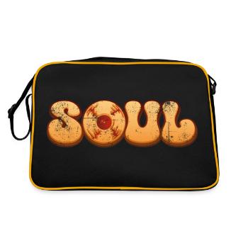 Soul vintage - Retro Tasche - Schwarz/Gold - Hinten