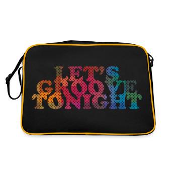 Groove ce soir - Sac Retro - noir/or - Dos