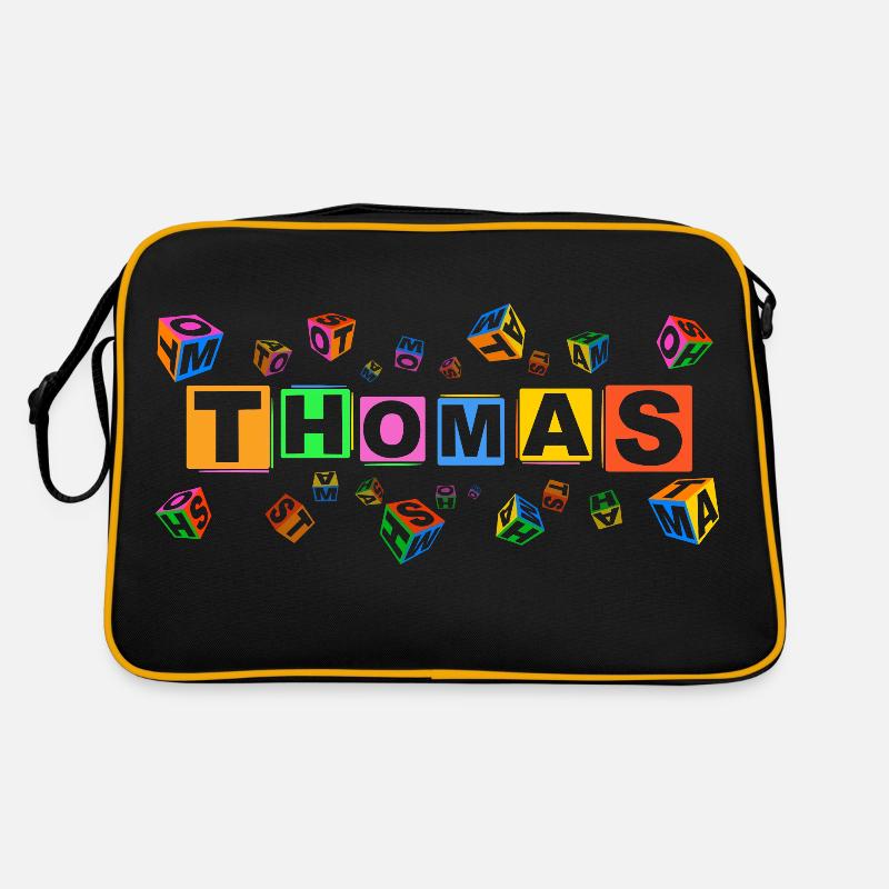 THOMAS colourful cubes Retro Tasche