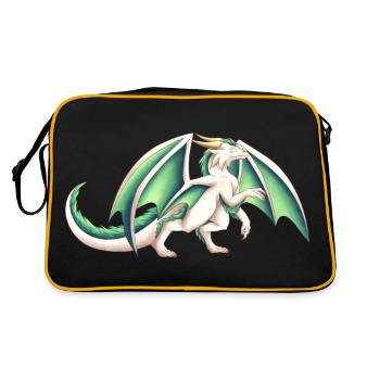 White Dragon - Retro Bag - black/gold - Back