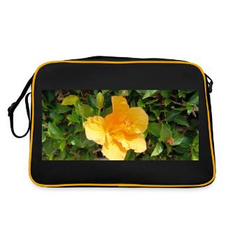 Flore canarienne - Sac Retro - noir/or - Dos