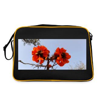Fleurs canariennes - Sac Retro - noir/or - Dos