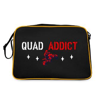 Quad addict - Retro Bag - black/gold - Back