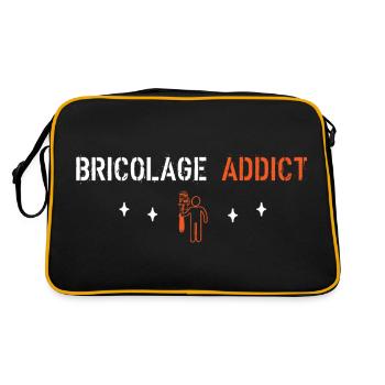 Bricolage addict - Sac Retro - noir/or - Dos