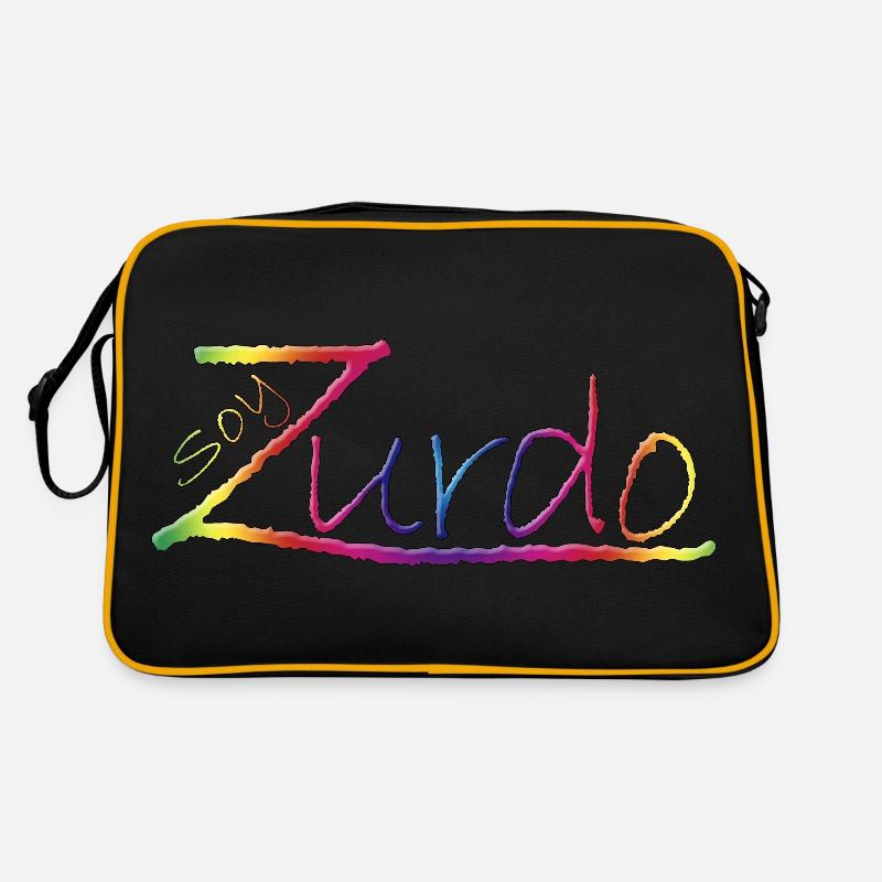 Ich bin Linkshänder Retro Tasche