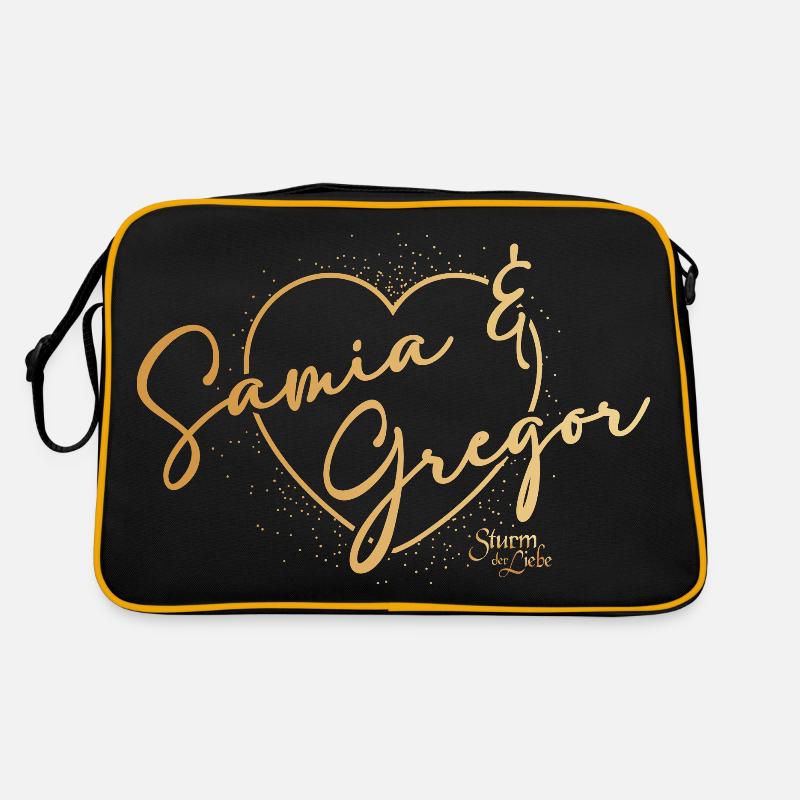 Sturm der Liebe Traumpaar Samia & Gregor Retro Tasche